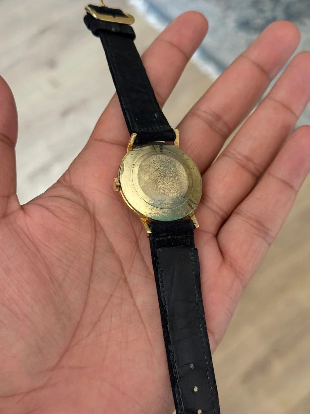 CIMEQA Agromatic 900 vintage Men’s Watch. Gold Tone, Manual Swiss Diamond